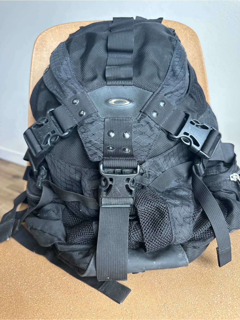 Oakley All-Black Tactical Buckle Backpack